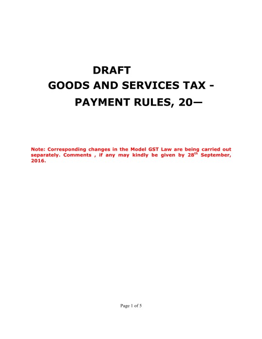thumbnail of Draft Payment Rules