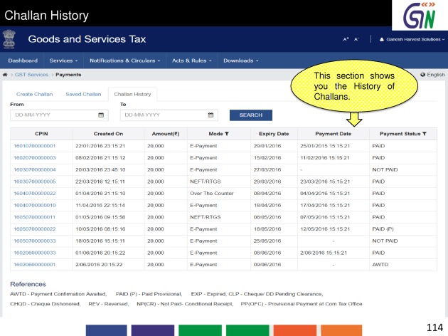 thumbnail of Preview of Return and Payment Mode.114