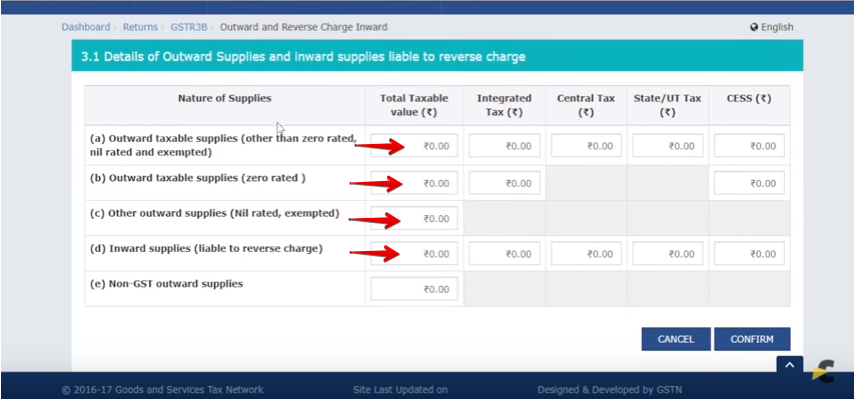 (1) Filing GSTR 3B - LIVE DEMO through GSTIN Portal - First Return of GST - YouTube - Google Chrome 2017-08-10 13.23.06