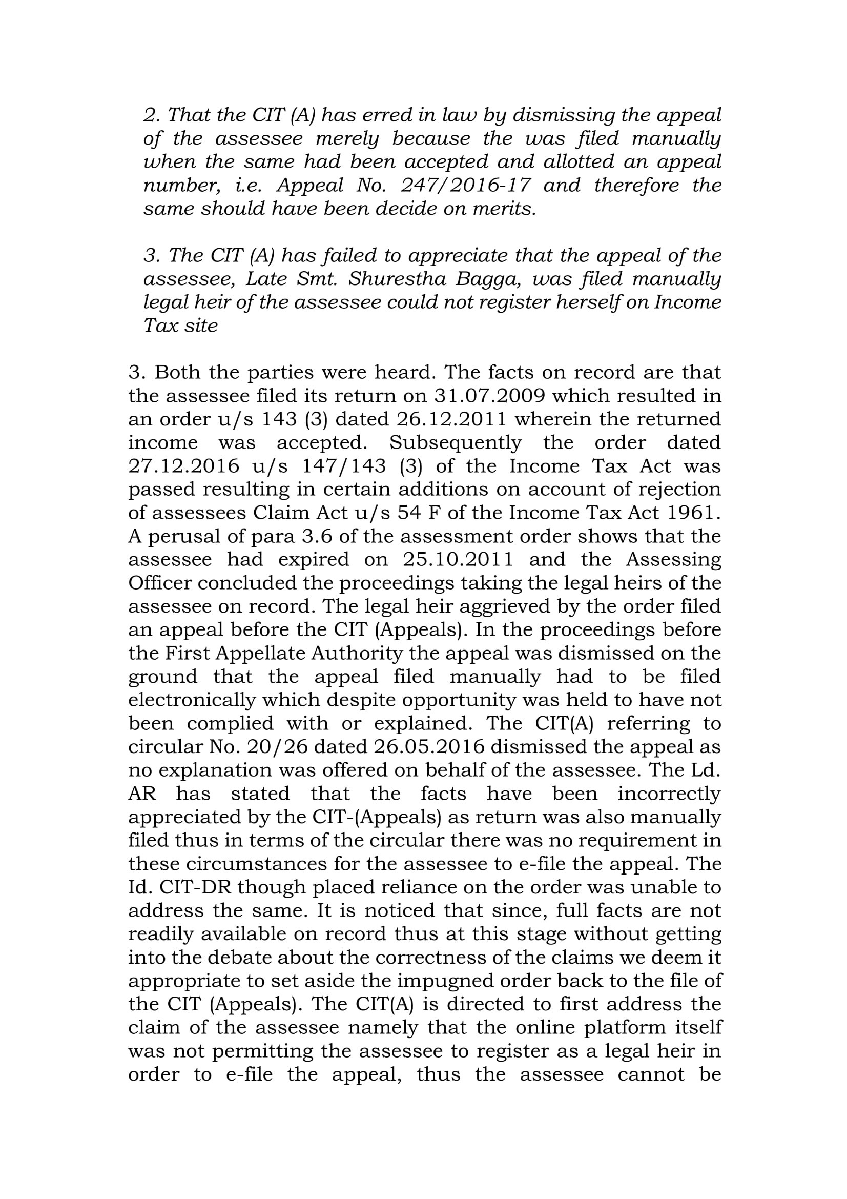 Late-Smt.-Shureshtha-Bagga-Vs.-Income-Tax-Officer-ITAT-Delhi-2