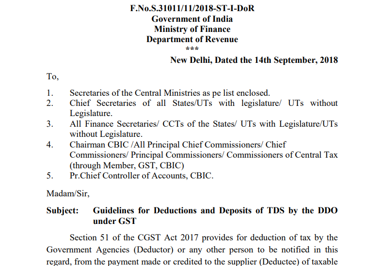 Circular No. 65/39/2018-DOR
