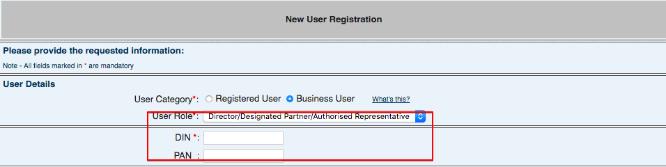 MCA login 
