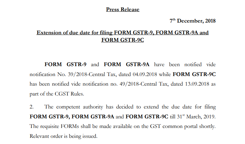 Date extended to file the Annual return and Audit report