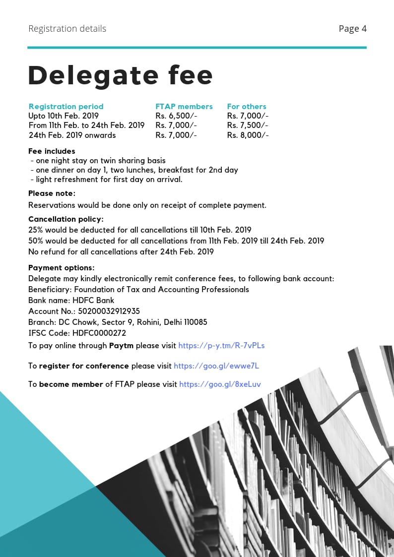 6th Residential Conference by FTAP