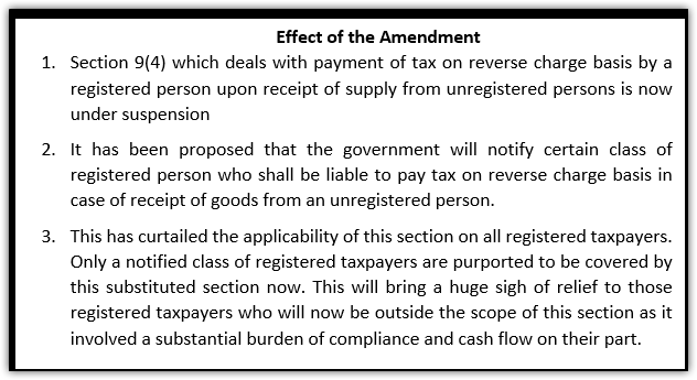 CGST Amendment Act 2018