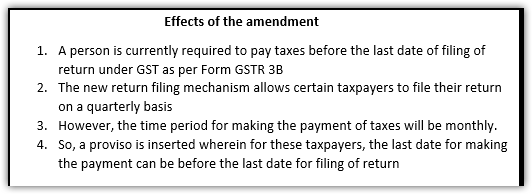 CGST Amendment Act 2018