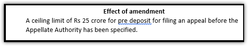CGST Amendment Act 2018