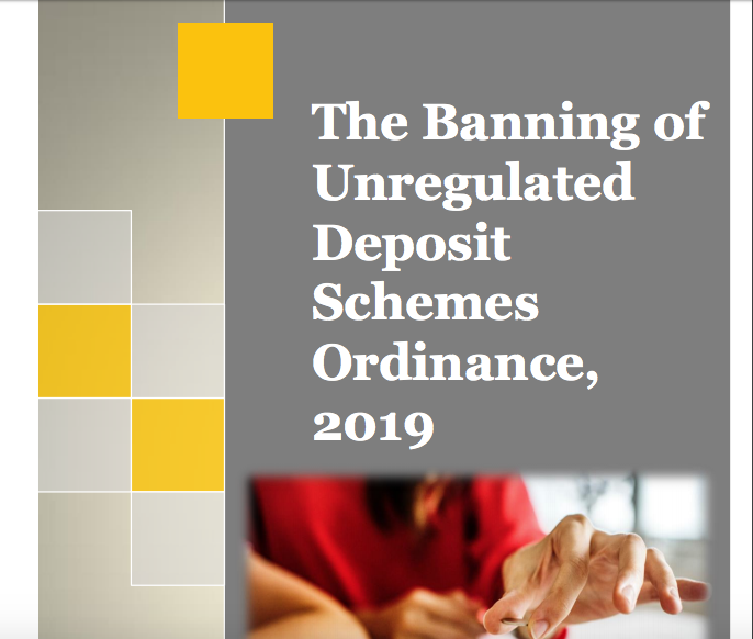 Banning of unregulated deposits