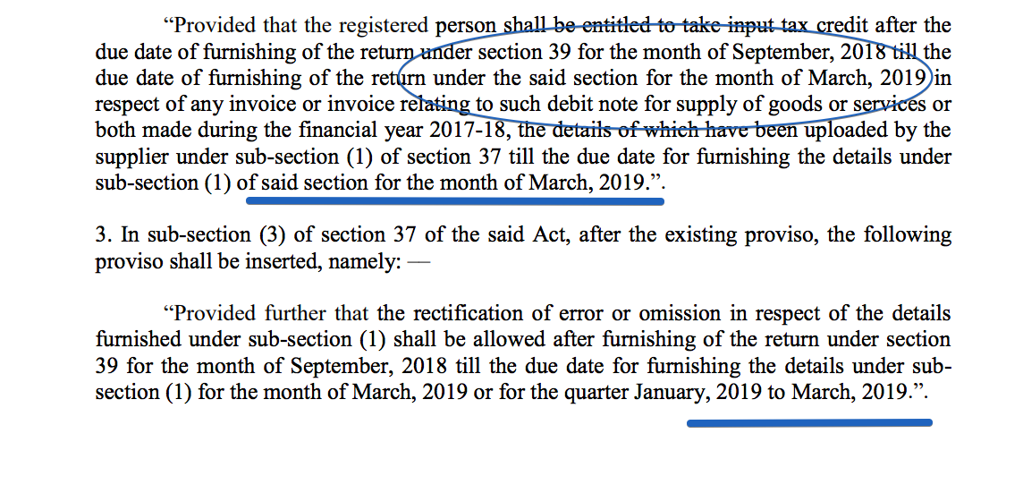 Eligibility to take ITC