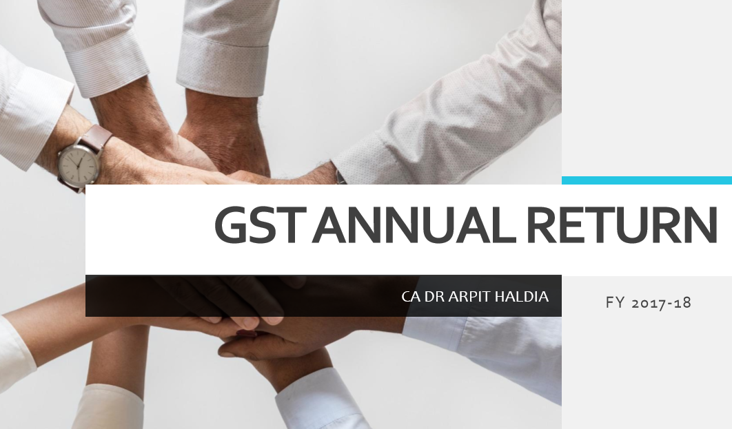 PPT on GST annual Return