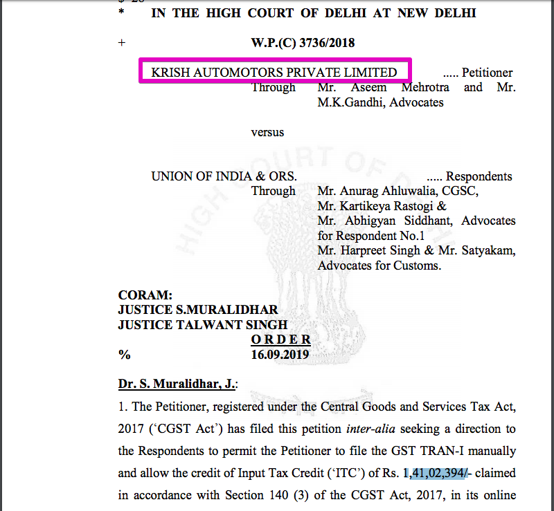 manual filing of Tran 1