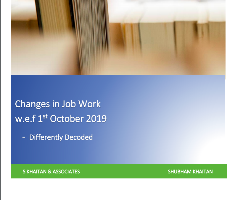 changes in job work rates