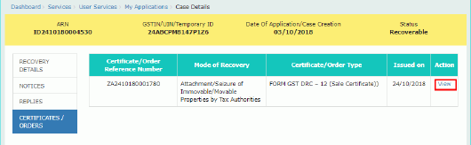 Filing reply to Form GST DRC-22 against proceeding