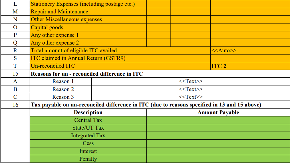 GSTR 9 with changes Nov 2019 Ashu (1).xlsx - Googl 16