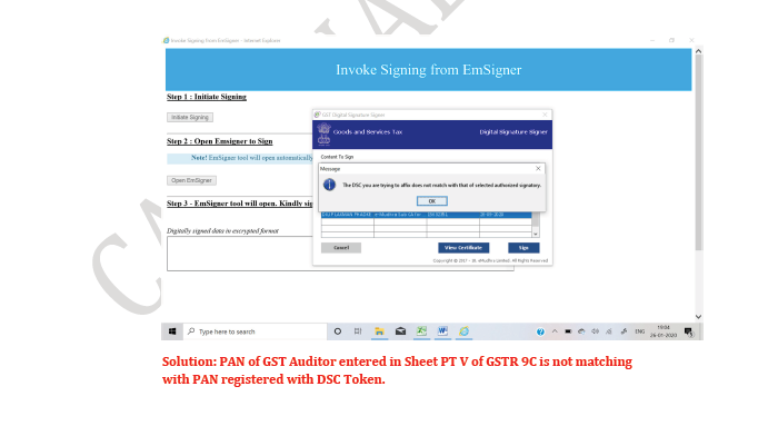 CREATING JSON FOR GSTR 9C
