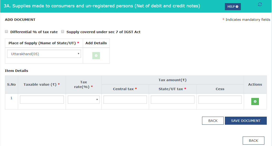 new GST return is live on the portal