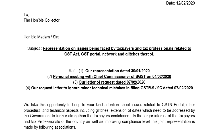 Representation on issues being faced by taxpayers and tax professionals