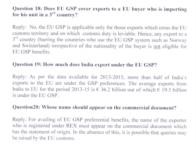 Trade Notice to keep control of exporters using a self-certified system