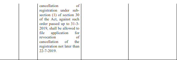 major  changes in  CGST 9