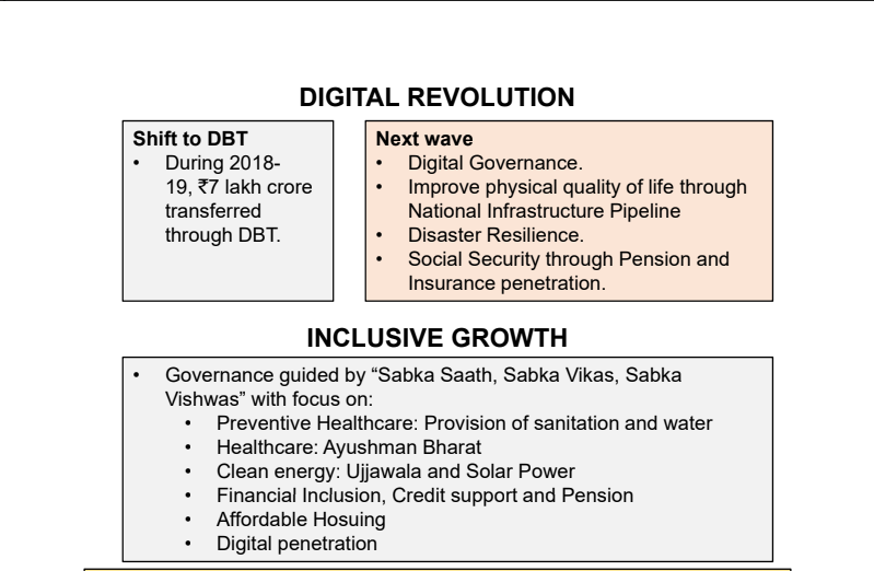 prominent themes on budget 3