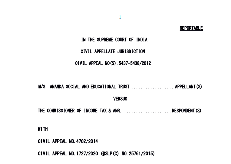 Newly Incorporated Trust is entitled to 12AA benefits