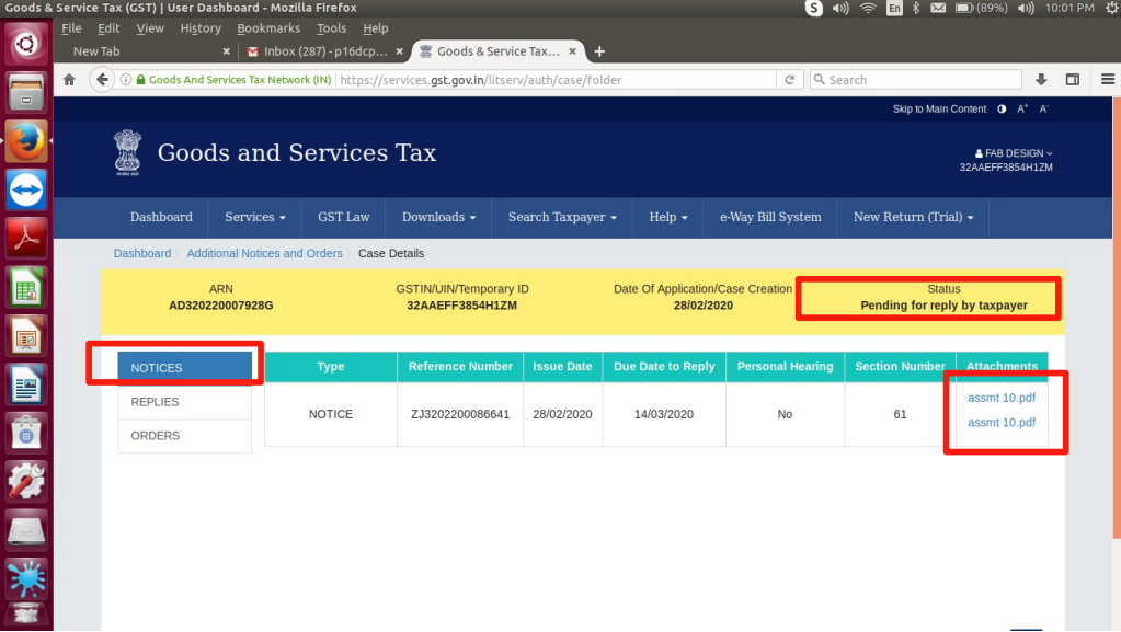 SOP for Taxpayers-How to furnish a reply in ASMT-11 against a Notice in ASMT-10