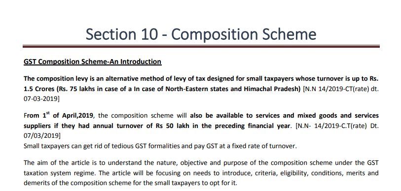 Section 10 - Composition Scheme
