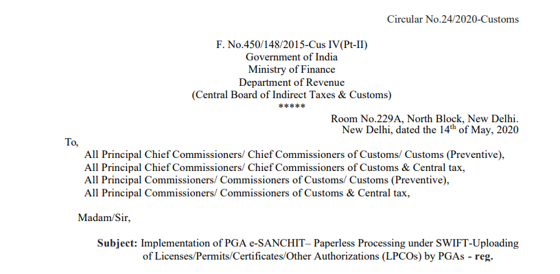 Paperless Processing for Uploading of Licenses/Permits/Certificates/Other Authorizations