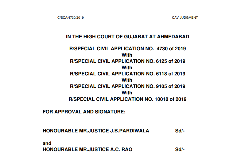 Gujarat HC in the case of Synergy Fertichem Pvt. Ltd. Versus State of Gujarat 
