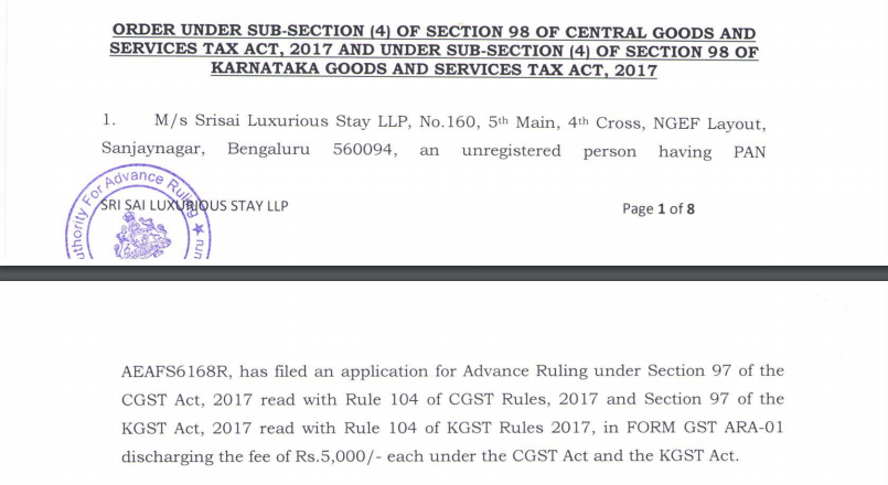 Serviced apartments are also eligible for exemption under 12/2017