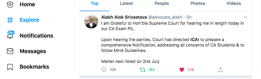 Today SC asked ICAI 