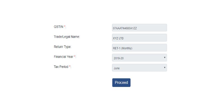 GST ANX-1 and ANX-2 of New Return Prototype