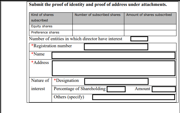 New Form for Company Incorporation(SPICe+). SPICe+(Simplified Proforma for Incorporating Company Electronically Plus) PART-A.