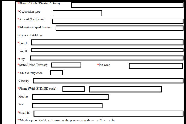 New Form for Company Incorporation(SPICe+). SPICe+(Simplified Proforma for Incorporating Company Electronically Plus) PART-A.