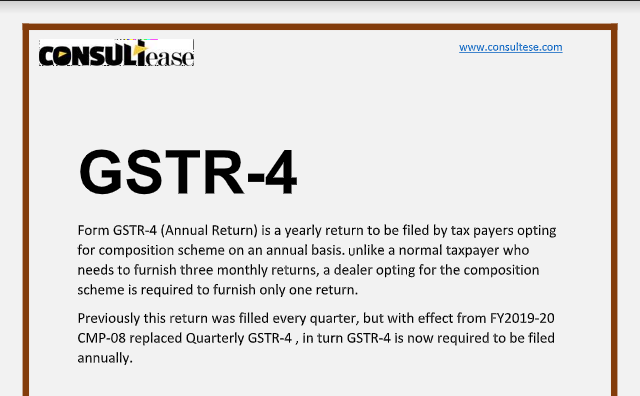 GSTR-4