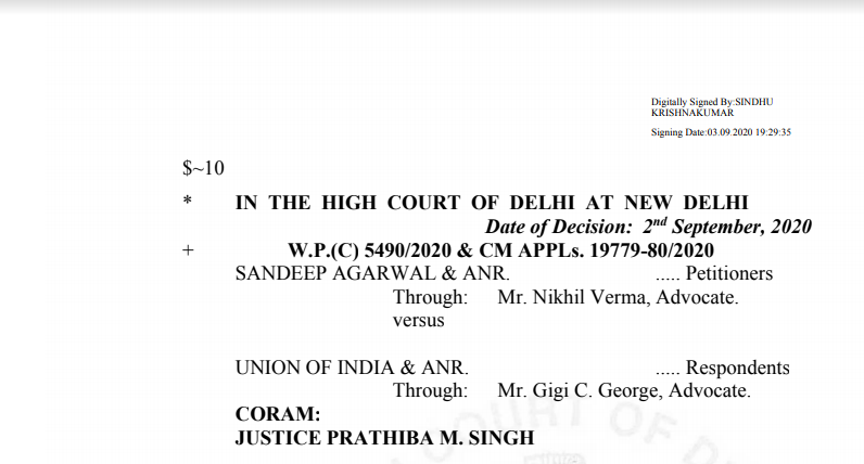 Set Aside Disqualification of Directors - Delhi HC to MCA