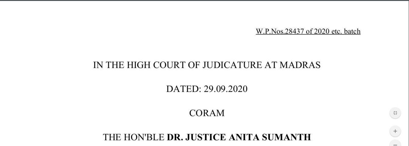 Madras Hc in the case of M/s. Maansarovar Motors Private Limited