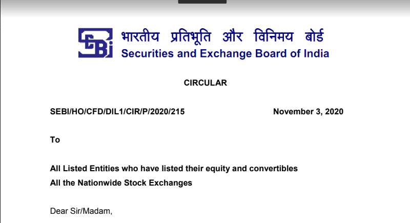 Schemes of Arrangement by Listed Entities: SEBI