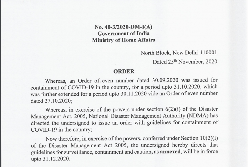 MHA Extended Guidelines for Surveillance, Containment, and Caution