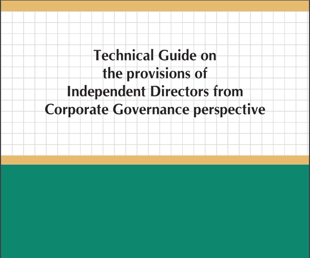 Technical Guide on the Provisions of Independent Directors with Corporate Governance Perspective: ICAI
