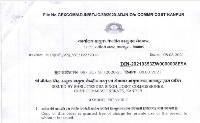 The value of the goods/ material supplied or provided free of cost cannot be included in the computation.