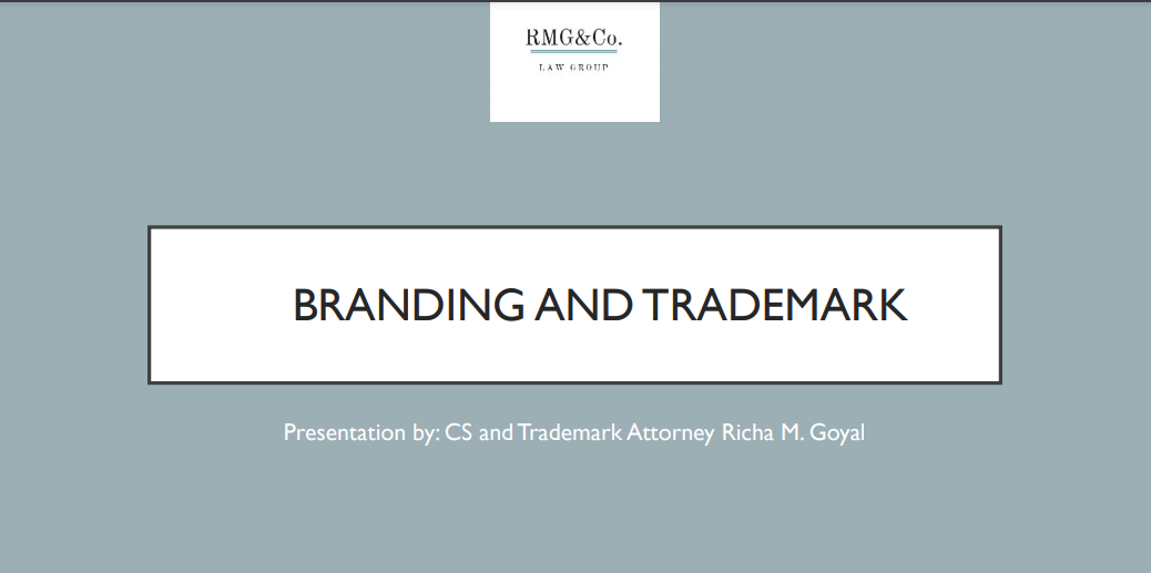 Branding And Trademark