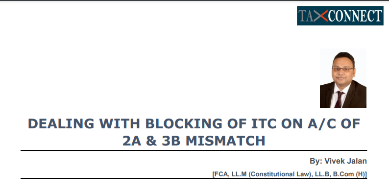 Facing Block Credit Under GST Rule 86A & Notices for GSTR 2A & 3B Mismatch