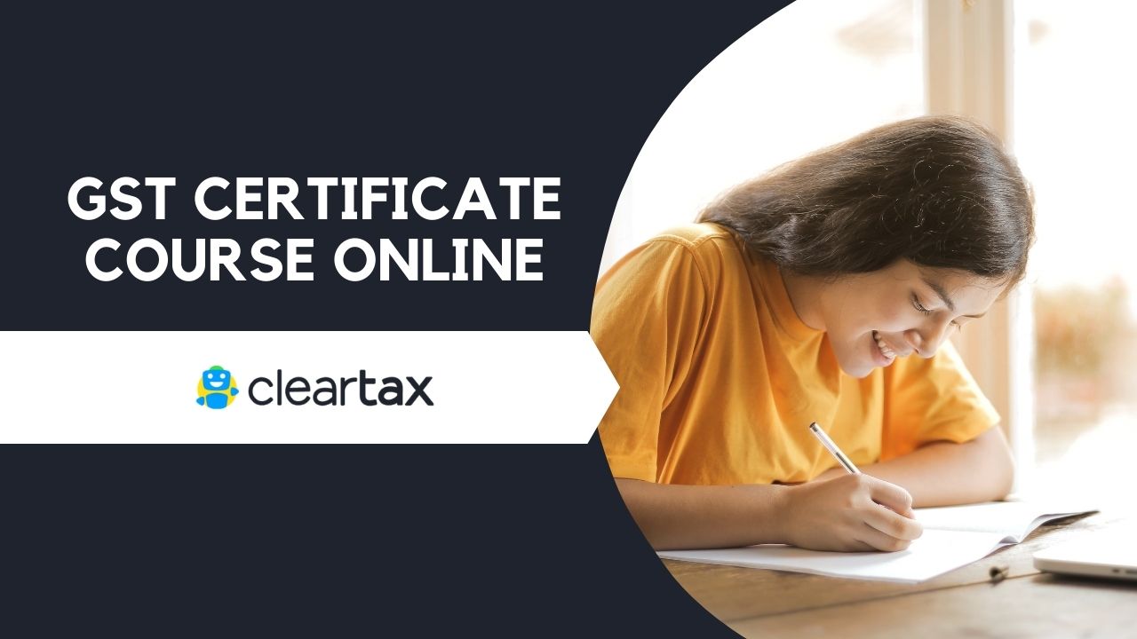 ClearTax gst cerification course
