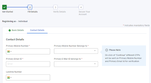 provide your contact details